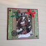 Christmas Card with Steampunk woman 