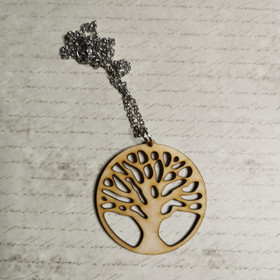 Elämänpuu kaulakoru
