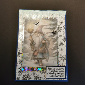 Elves Christmas card