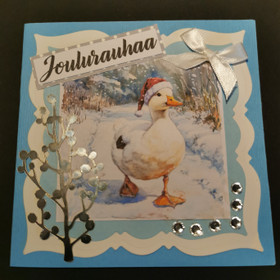 Christmas Card with duck