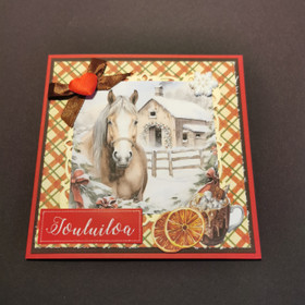 Horse Christmas card