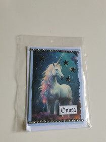 Unicorn card