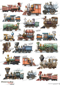 Digital image sheet trains