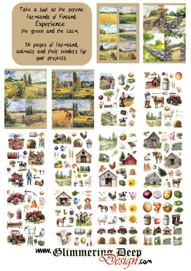 Craft book Finnish Farmland A4