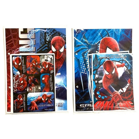 Spiderman välilehtiä 12 pkt 0,20€ pkt