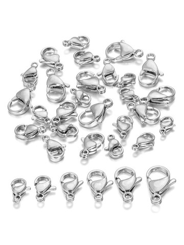 Kaulakoru lukko hopea 9mm 10kpl