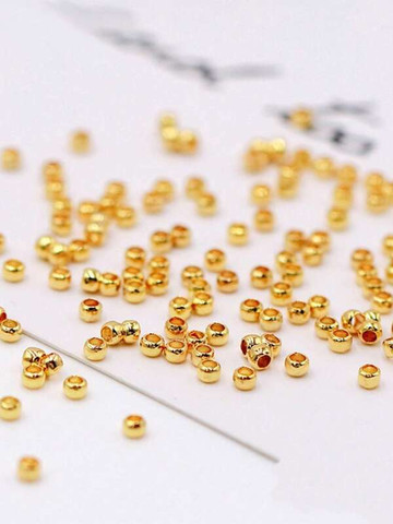 Kullan värisiä koru helmiä 500 kpl