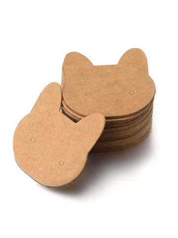 Korujen esillelaitto pahveja Kissa ruskea 50kpl