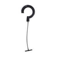 Tuoteripustinkoukku tekstiili pistooliin väri musta 5000kpl