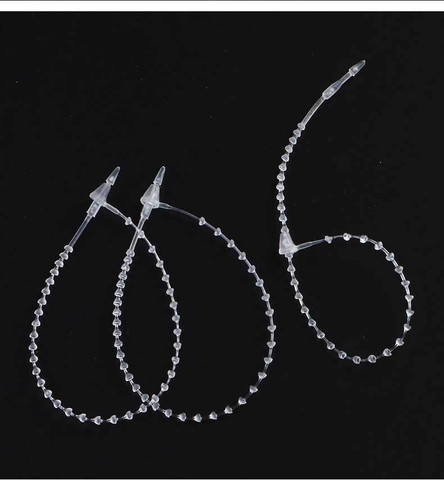 Tuote kiinnityslenkki kirkas eri kokoja 1000 kpl