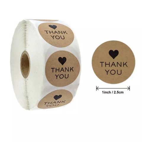 Kiitos sinulle tarroja 500 kpl