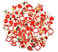 Erilaisia puna/kulta värisia koruja 20kpl