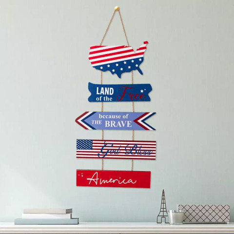 U.S.A Seinäkoriste puinen