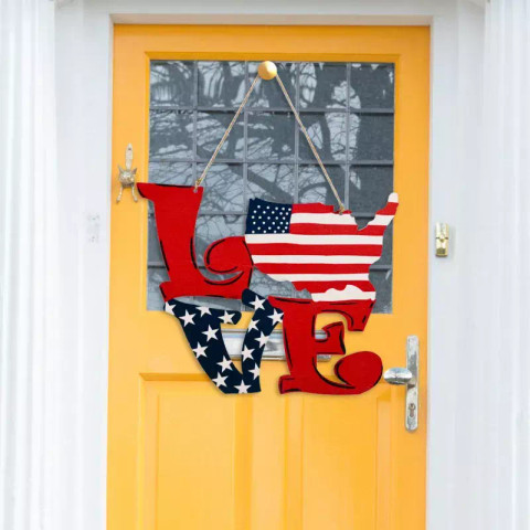 U.S.A Seinäkoriste puinen