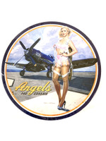 Nostalginen pyöreä peltikyltti 30cm 