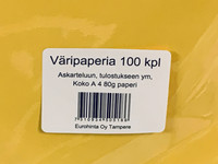 Väripaperi 100 kpl 20 pkt 2,00€ pkt
