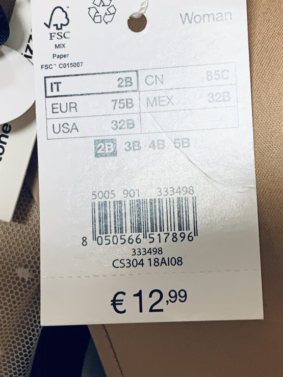 Poistoerä naisten alusvaatteita 280 kpl 0,49€ kpl