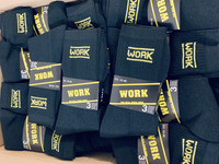 Työsukat koko 43-46 240 paria 0,60€ pari