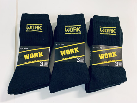 Työsukat koko 43-46 240 paria 0,60€ pari