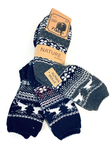 Miesten Alpakka sukat koot 40-46 3 paria 2,50€ pari