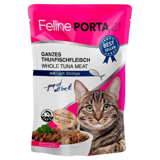 Feline Porta 21 Tonnikala ja katkarapu, 100 g