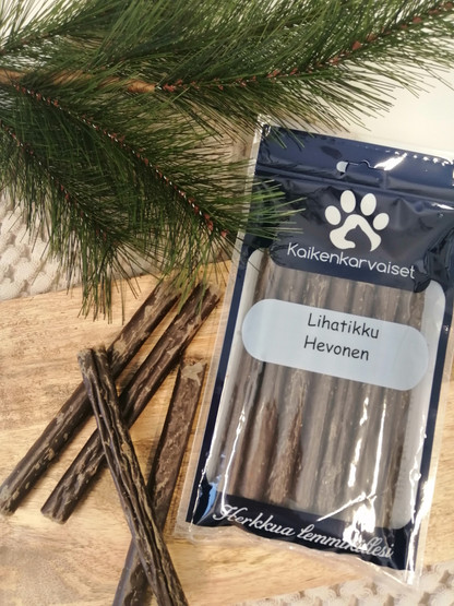 Kaikenkarvaiset Lihatikku Hevonen 120g
