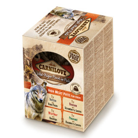 Carnilove Koiran märkäruokapatee, Lajitelma, 4 x 300 g