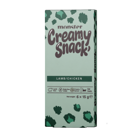 Monster Cat Creamy Snack Lamb Chicken 6x15 g