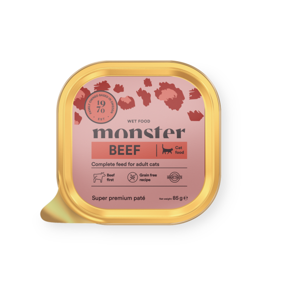 Monster Cat Adult Beef Paté 85 g