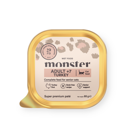 Monster Cat Senior Turkey Paté 85 g