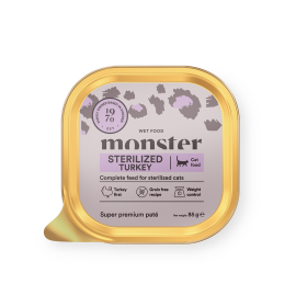 Monster Cat Sterilized Turkey Paté 85 g