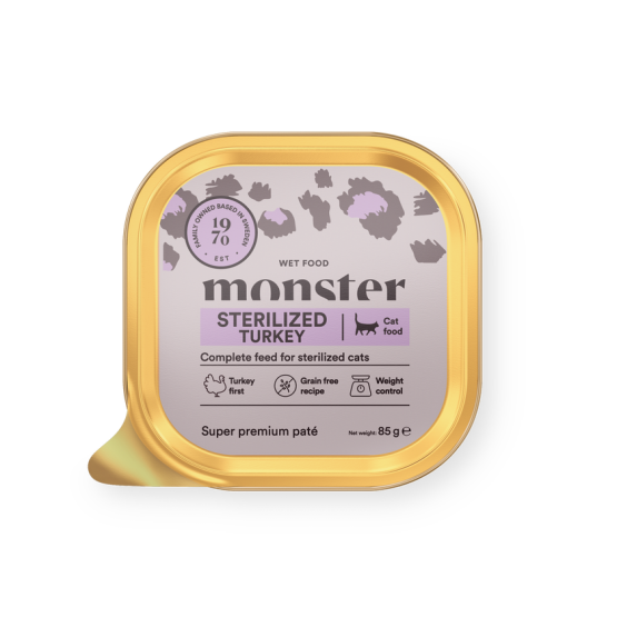 Monster Cat Sterilized Turkey Paté 85 g