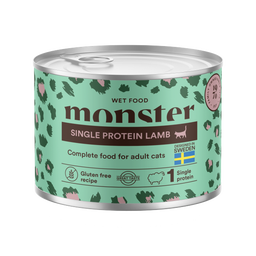 Monster Cat Adult Single Protein Lamb 200g