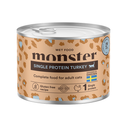 Monster Cat Adult Single Protein Turkey 200g