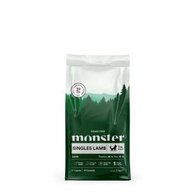 Monster Dog Grain Free Singles Lamb