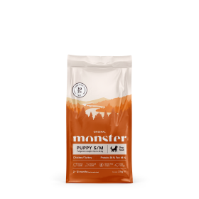Monster Dog Original Puppy S/M Chicken/Turkey 