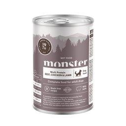 Monster Dog Multi Protein Beef/Chicken/Lamb 400g