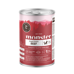 Monster Dog Adult Single Protein Beef 400g