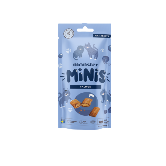 Monster Cat Minis treats Salmon 60 g