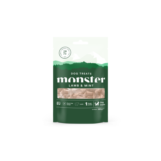 Monster Dog Treats Baked Lamb & Mint 100 g