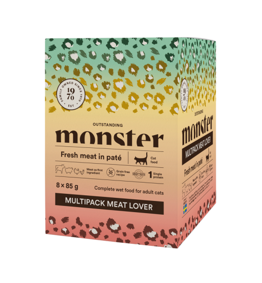 Monster Cat Pouches Multipack 85 g (8-pack)