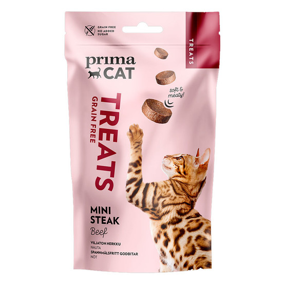 PrimaCat Softy makupala kissalle, Minipihvit nauta 50 g