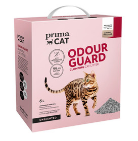 Primacat Odour Guard Unscented kissanhiekka 6 l