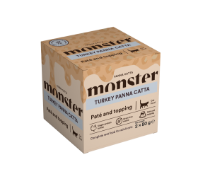 Monster Cat Turkey Panna Catta 2-pack 80g