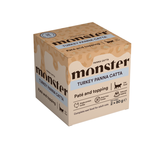 Monster Cat Turkey Panna Catta 2-pack 80g