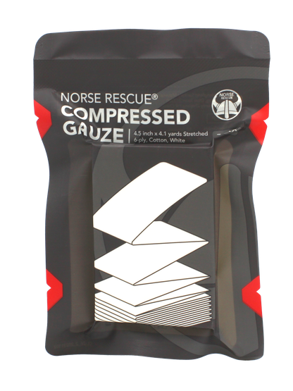 NORSE RESCUE® Compressed Gauze, Z-Fold