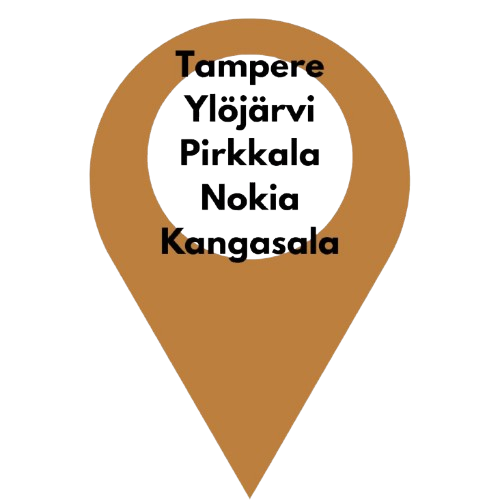 Tampere, Ylöjärvi, Pirkkala, Nokia, Kangasala