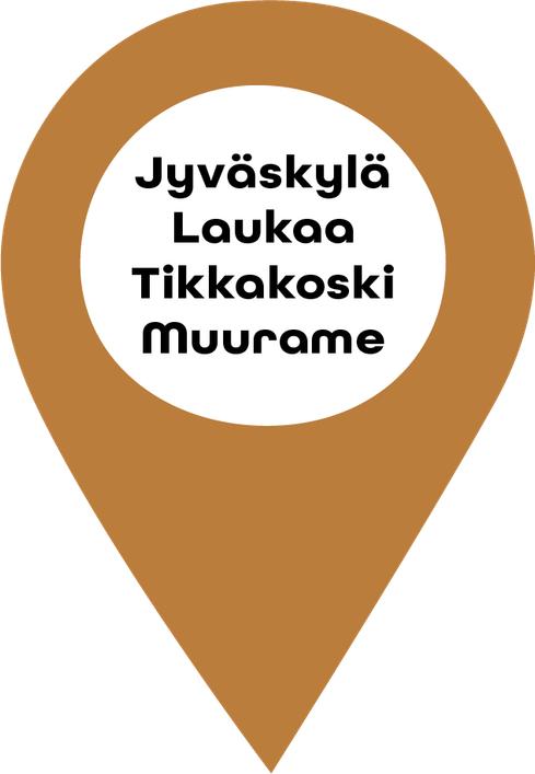Jyväskylä, Laukaa, Tikkakoski, Muurame