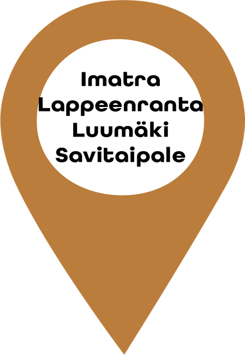 Lappeenranta, Imatra, Luumäki, Savitaipale