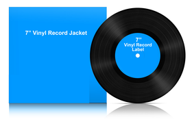 7'' Vinyl records (small batch 1-10 pcs)